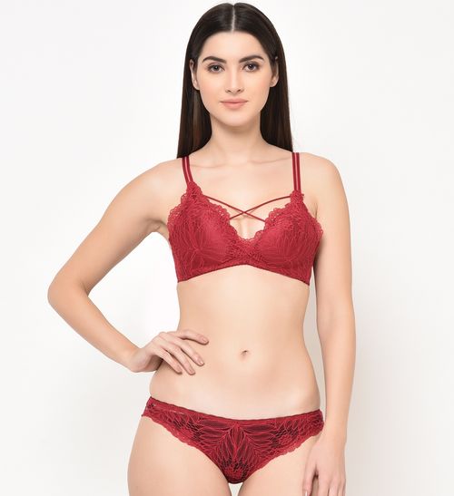 Buy Red Lingerie Sets for Women by Da Intimo Online