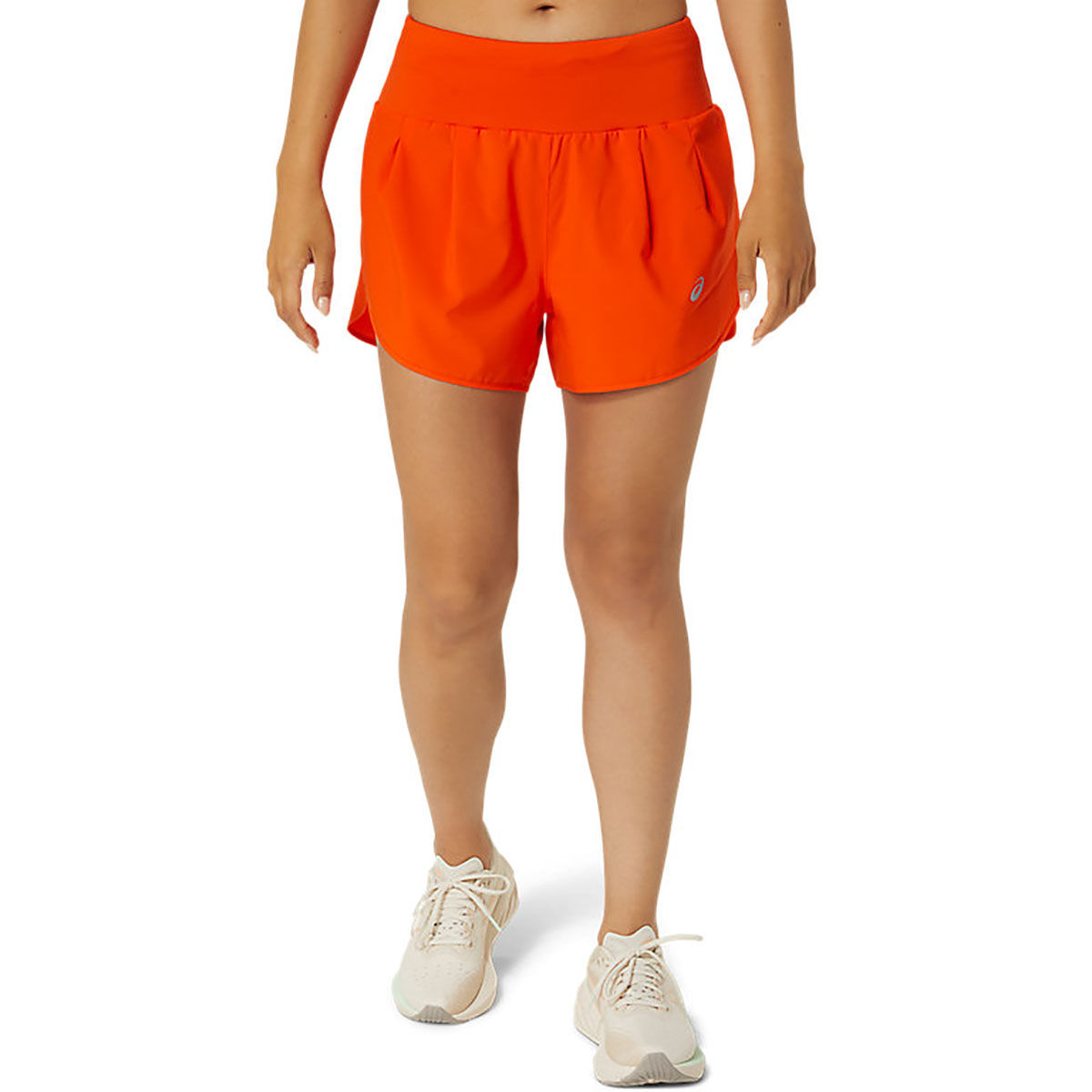 Buy ASICS Road 3.5In Women Orange Shorts Online