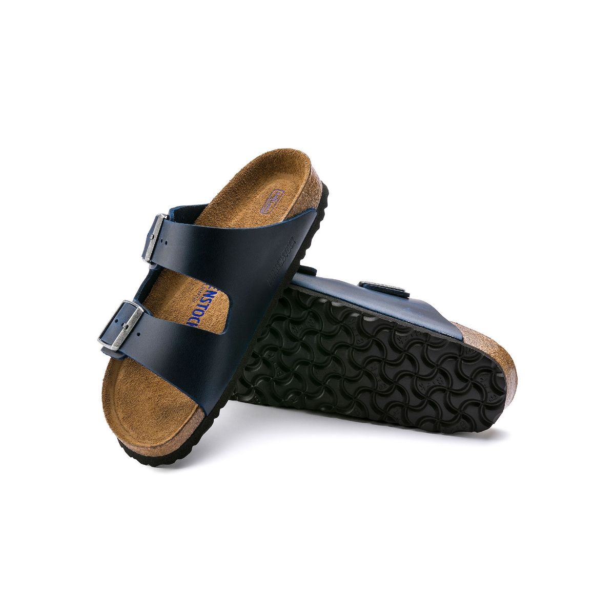 Arizona soft footbed oiled nubuck leather blue hot sale