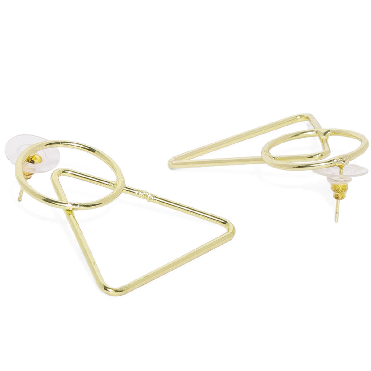 Toniq Gold Geometric Drop Earrings Buy Toniq Gold Geometric Drop