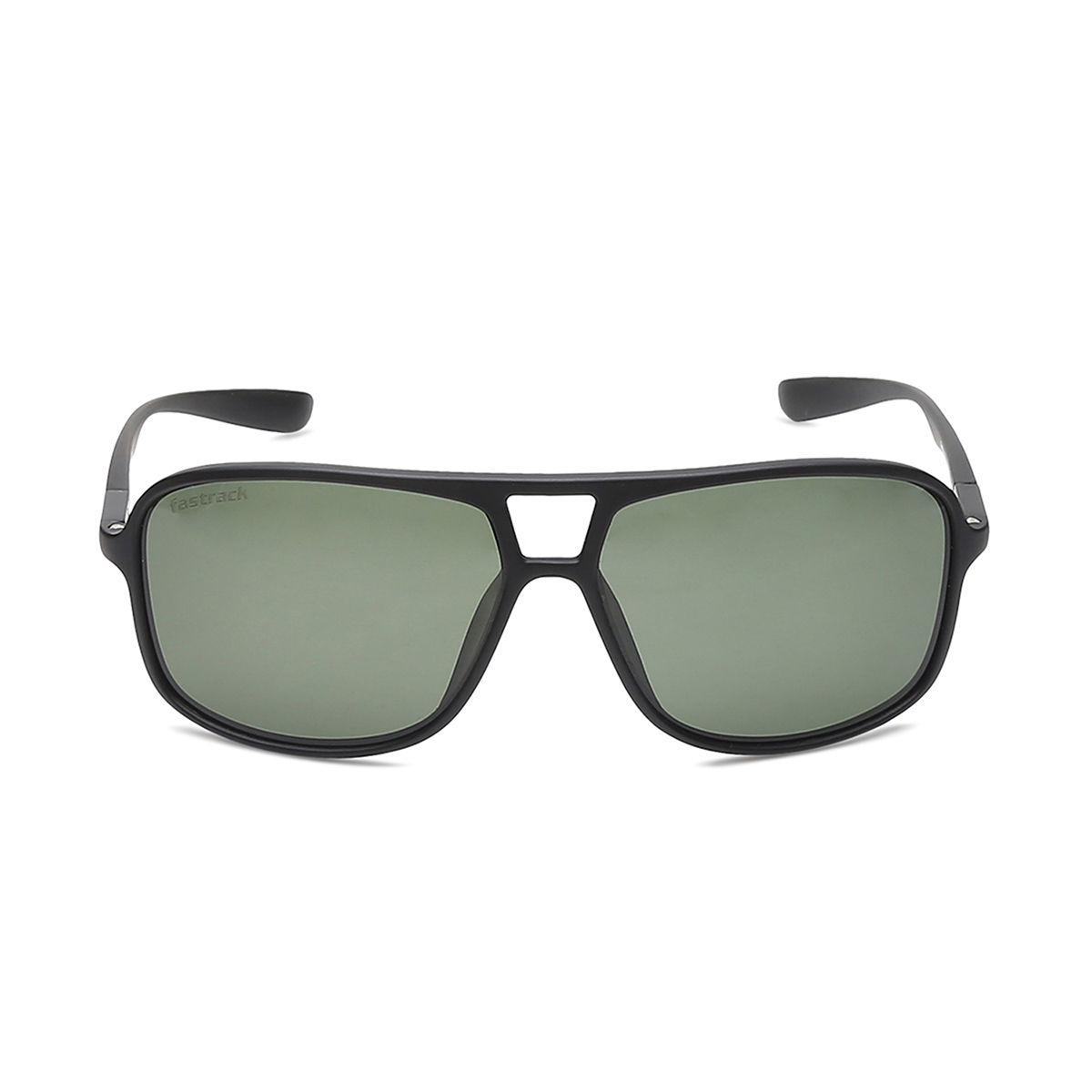 Fastrack M032BK2 Rectangle Sunglasses Silver / Black – SmartBuyKart