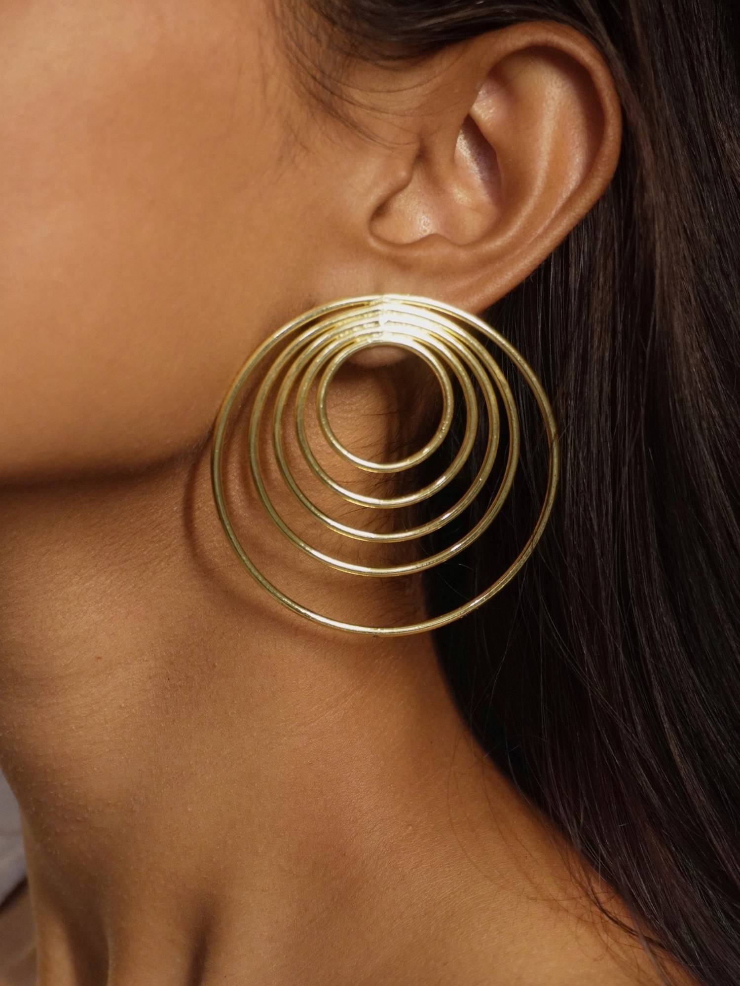 House of Pehr Gold Plated Studs Earrings