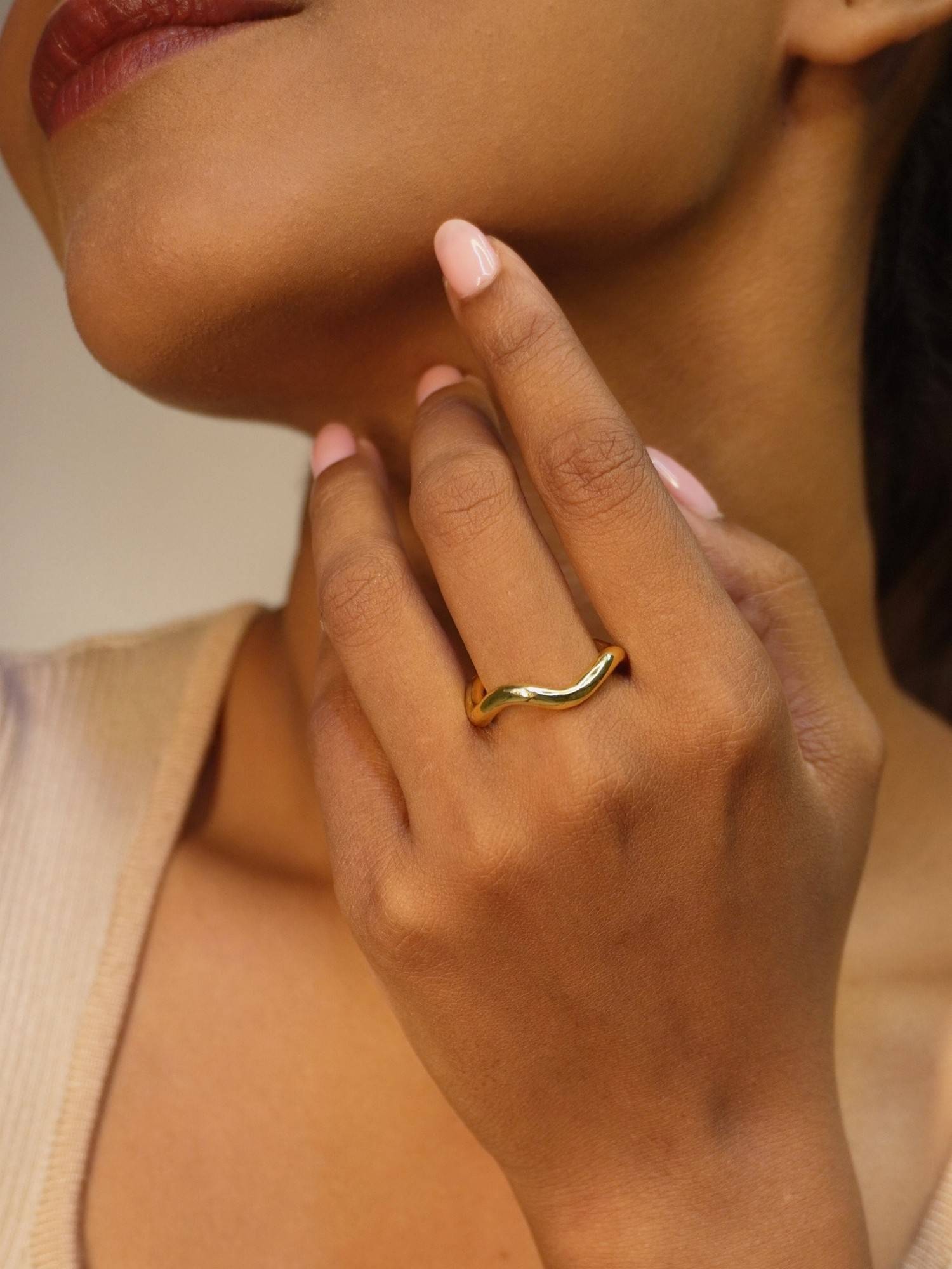 House of Pehr Gold Plated Finger Ring