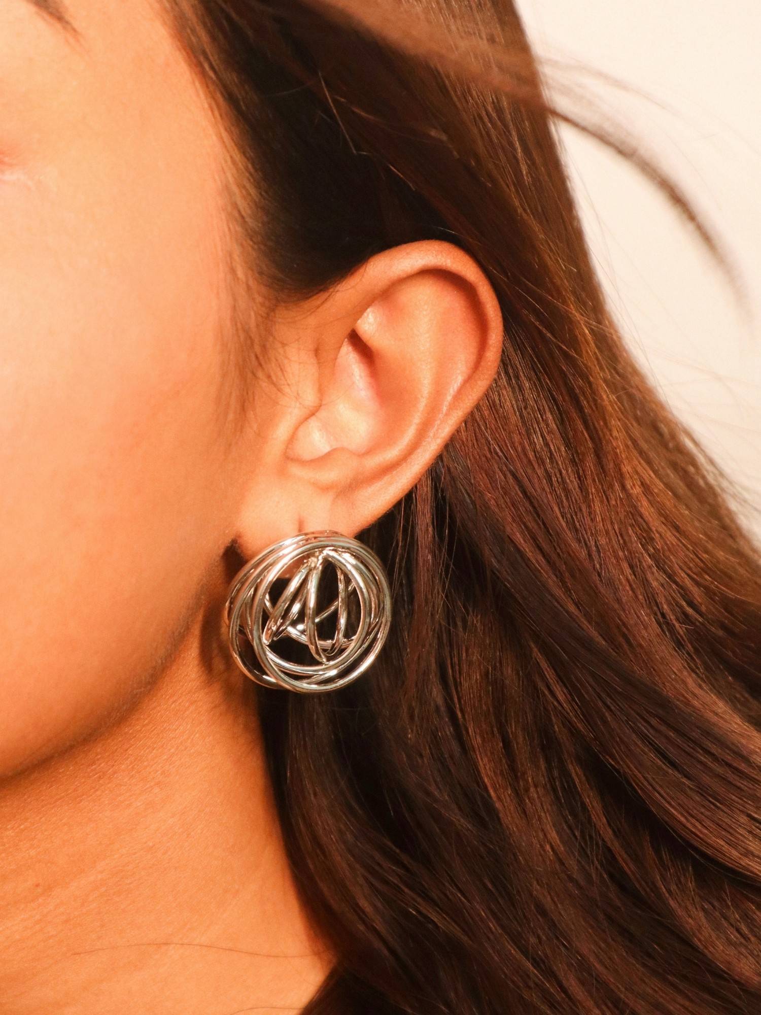 House of Pehr Silver Plated Earrings