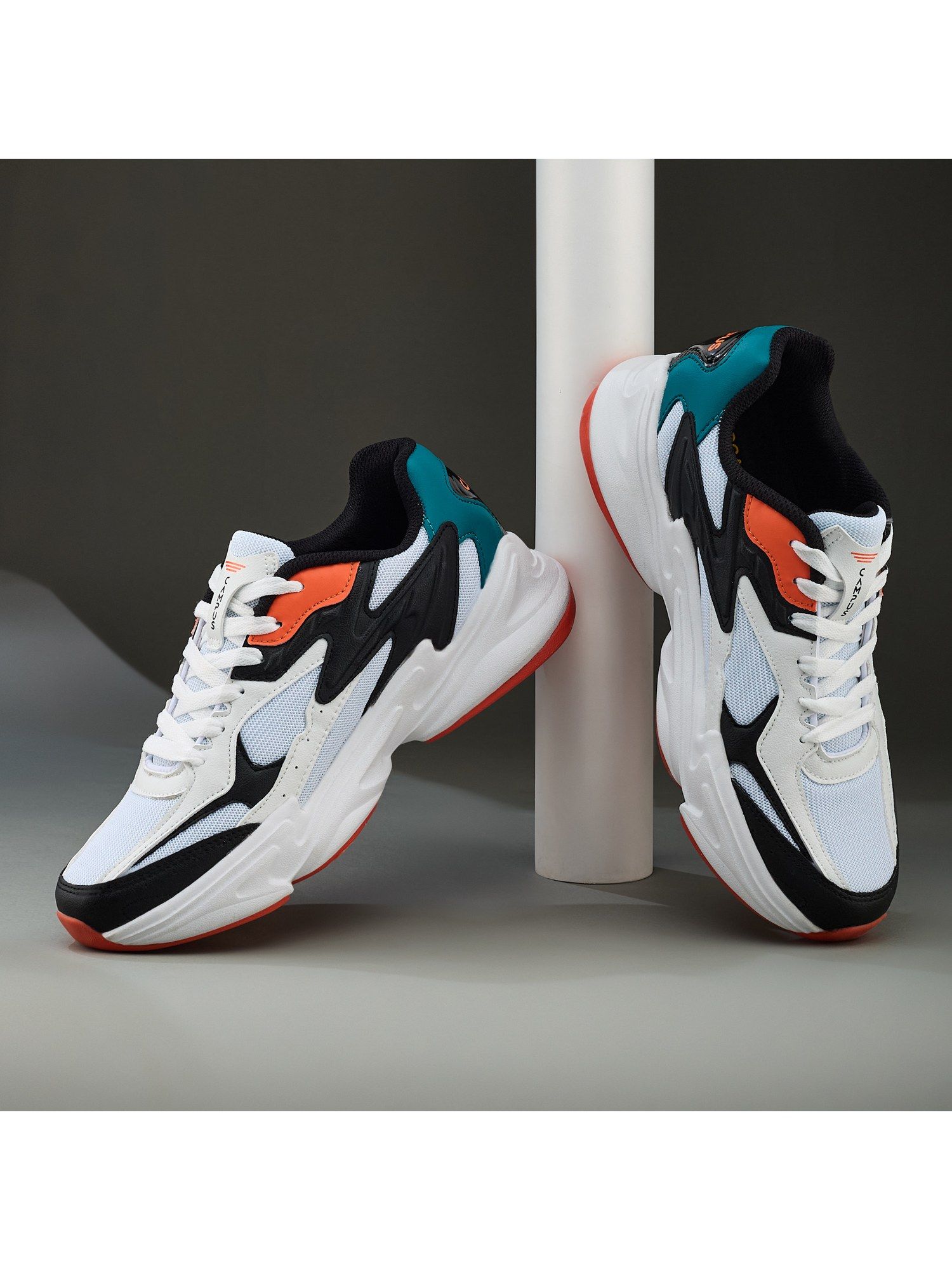 Buy Campus ASTRAL White Black Men Sneakers Online