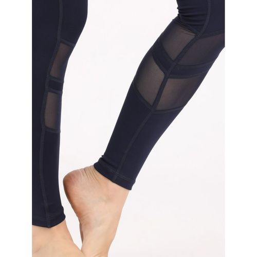Buy Jockey Mw38 Women's Microfiber Elastane Performance Leggings With Stay  Dry Treatment Navy Blue Online