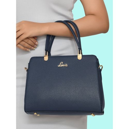 Buy LAVIE Women Blue Tote Navy Online @ Best Price in India