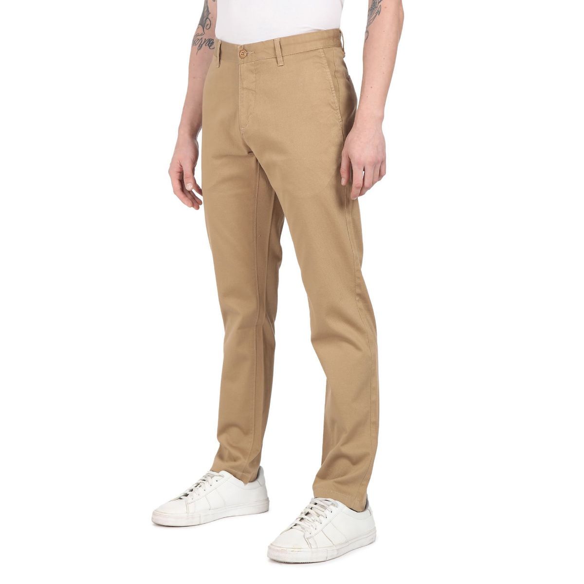 Buy U S Polo Assn Olive Green Cotton Printed Trousers online  Looksgudin