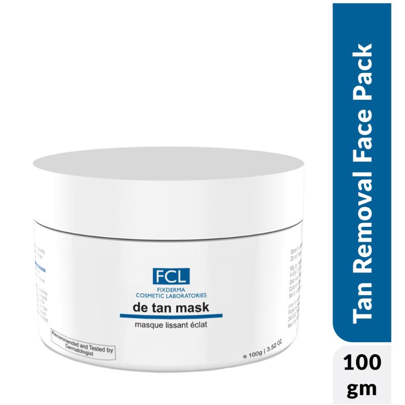 FCL De Tan Mask For Tanning & Dark Skin Cleans Pores Removes Blackheads Improves Skin Tone