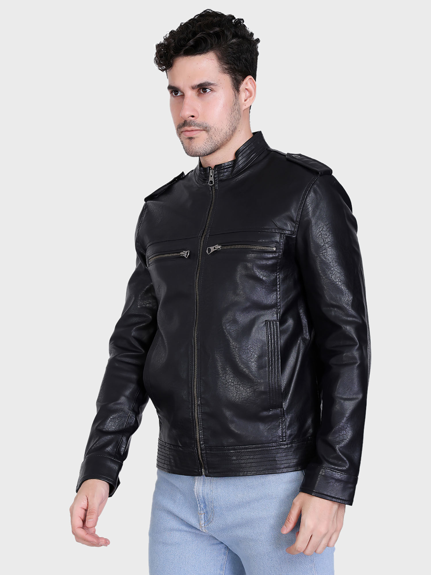 Justanned leather clearance jacket