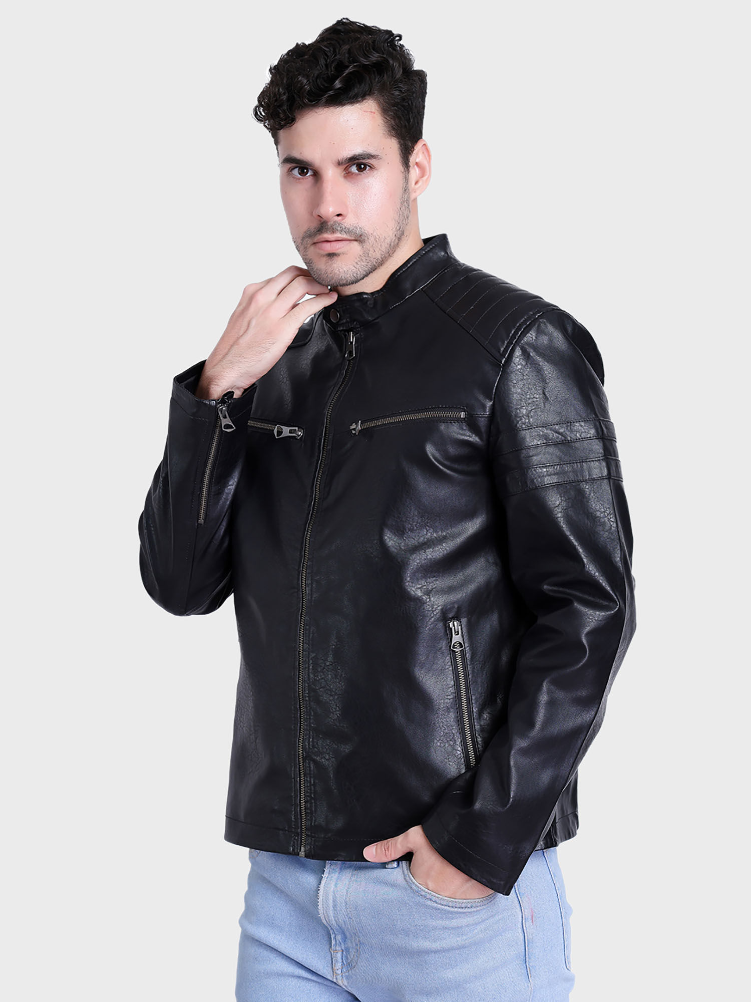 TENDERLOIN スタジャン L size Buy Justanned Double Zip Leather Jacket Online