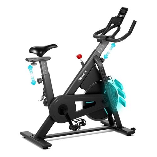 Reach Vision Magnetic Stationary Bike Belt Drive Spin Bike for Home Gym  Indoor Cycling Workout