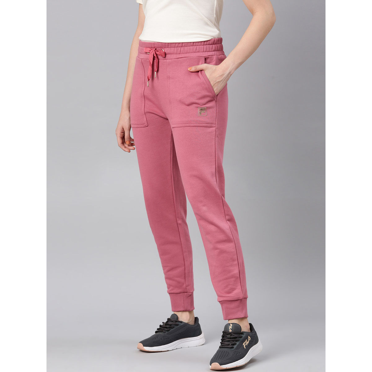 Fila cheap pink joggers