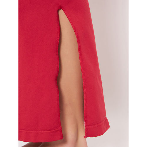 Buy Clovia Saree Shapewear With Drawstring - Red Online