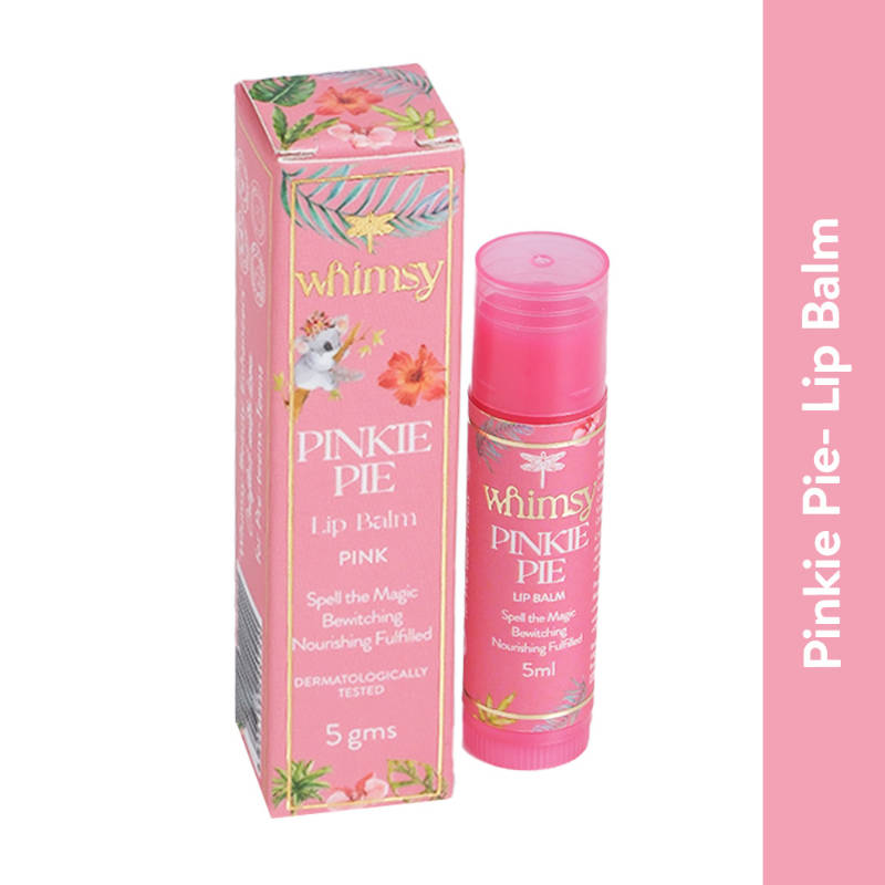 Whimsy Beauty Natural, Organic, Soft Smooth Lip Balm For Teen And Preteen Girls (Pinkie Pie)