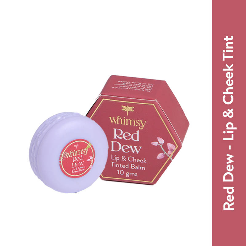 Whimsy Beauty Natural, Safe, Non Toxic Lip & Cheek Tint For Teen And Preteen Girls (Red Dew)