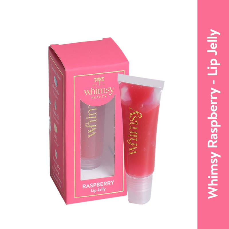 Whimsy Beauty Safe & Organic Non-Sticky Lip Jelly Raseberry - Red
