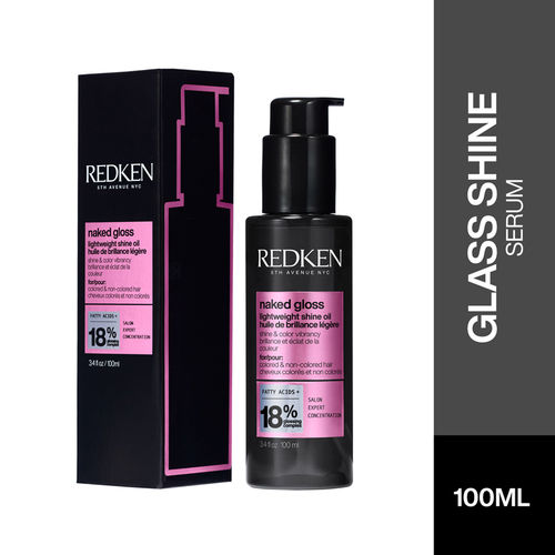 Redken Naked Gloss Lightweight Hair Serum. Adds Shine, Controls Frizz & Protects from Heat Damage