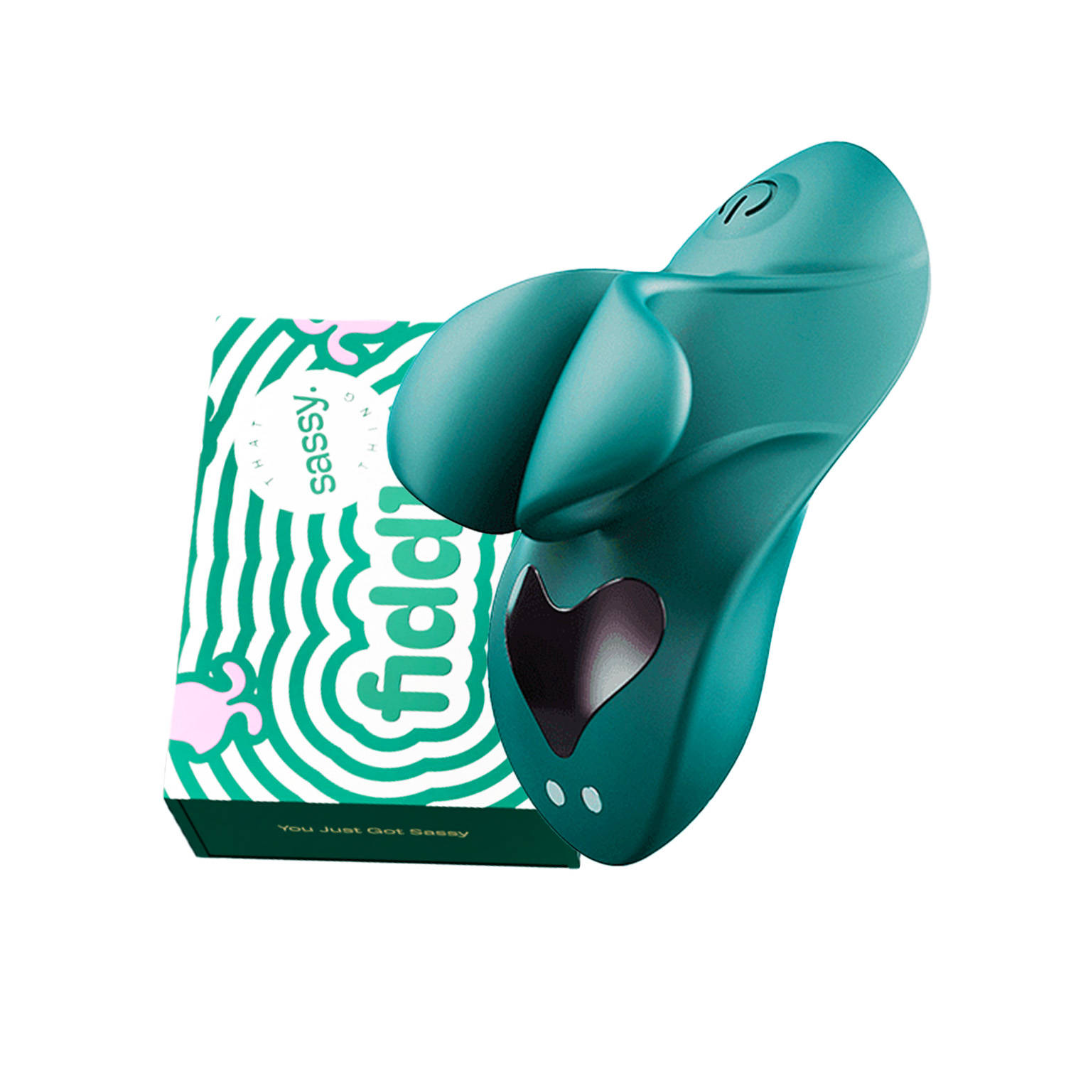 That Sassy Thing Fiddle Couples Massager - Gaga Green