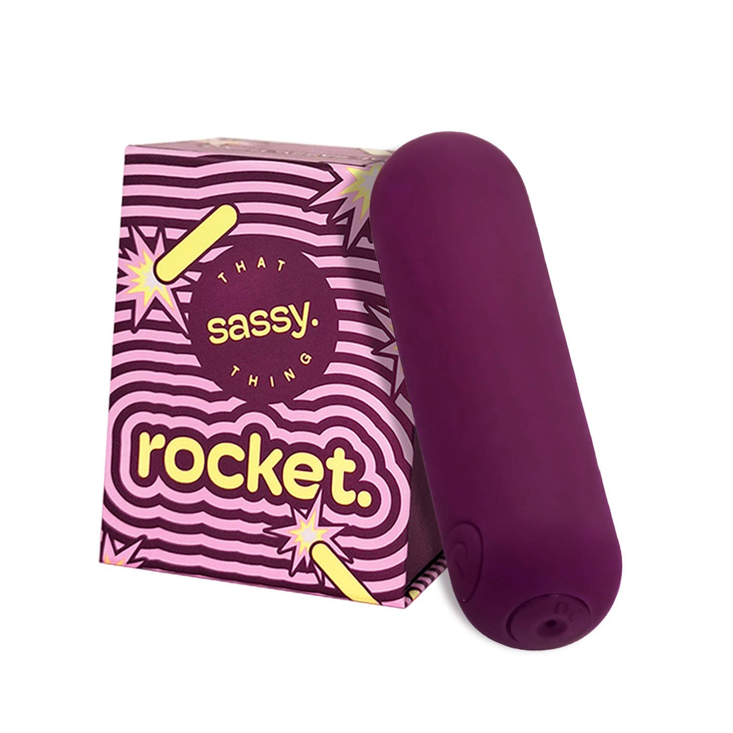 That Sassy Thing Rocket Bullet Massager - Perky Plum