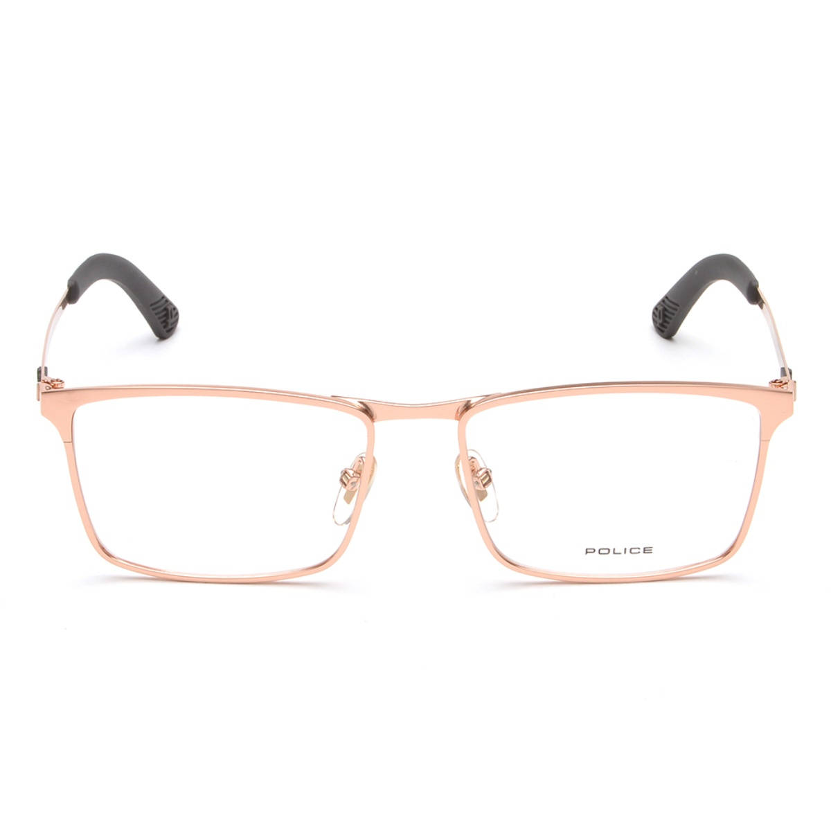 Police Full Rim Square Shaped Eyewear Frame for Men -VPL555K53300FR (53)
