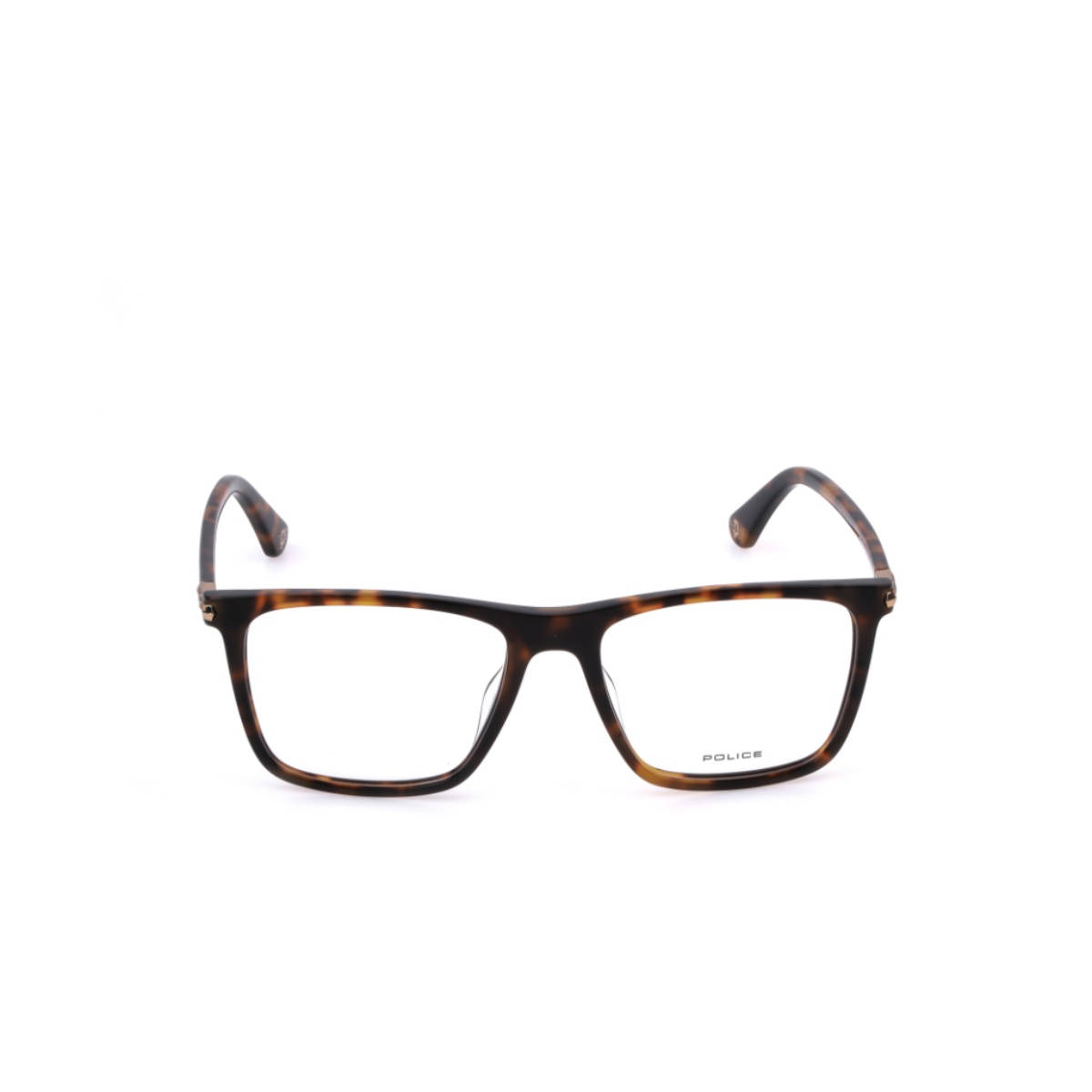 Police Full Rim Square Shaped Eyewear Frame for Men -VPLP12K53C10FR (53)