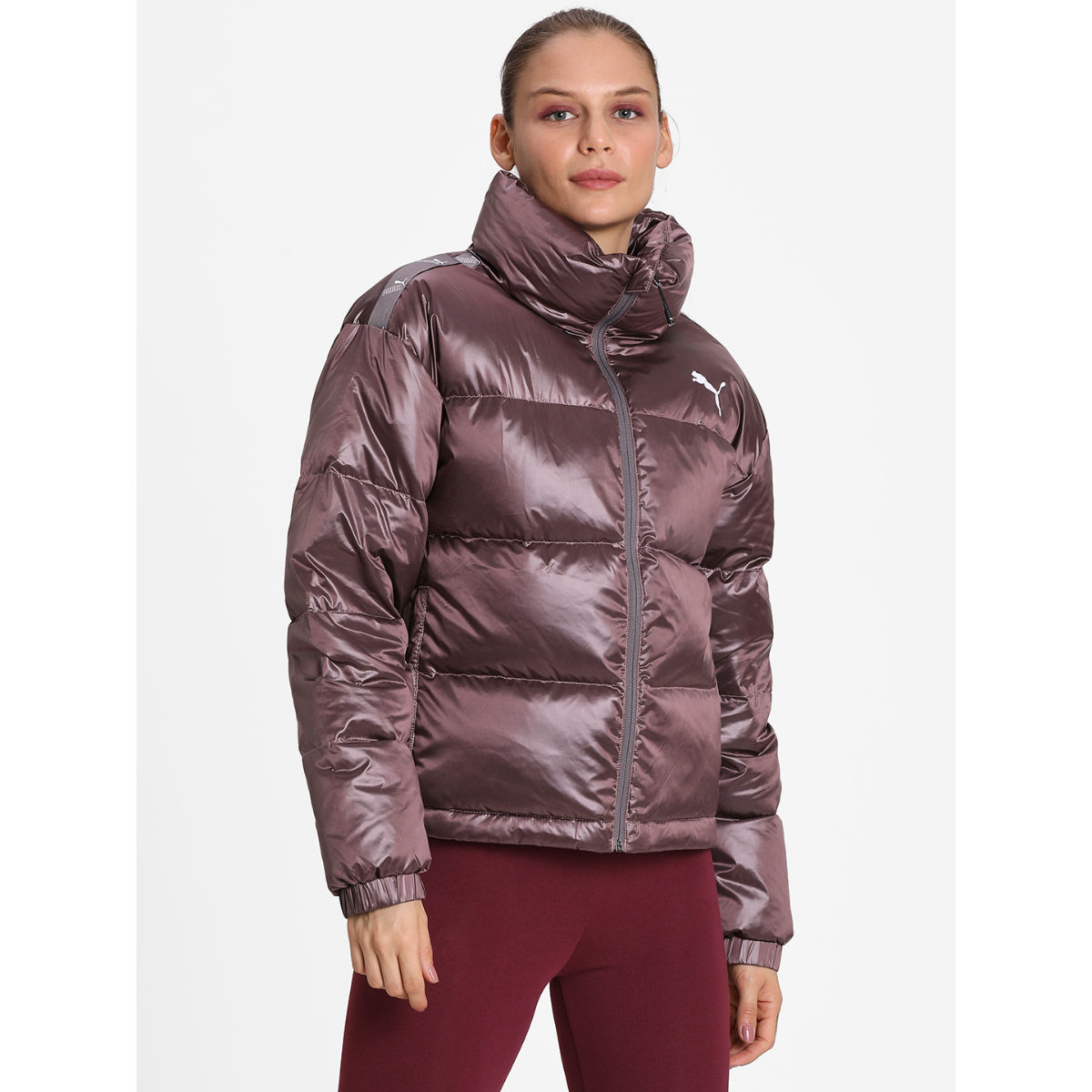 Puma Shine Relaxed Fit Womens Pink Down 