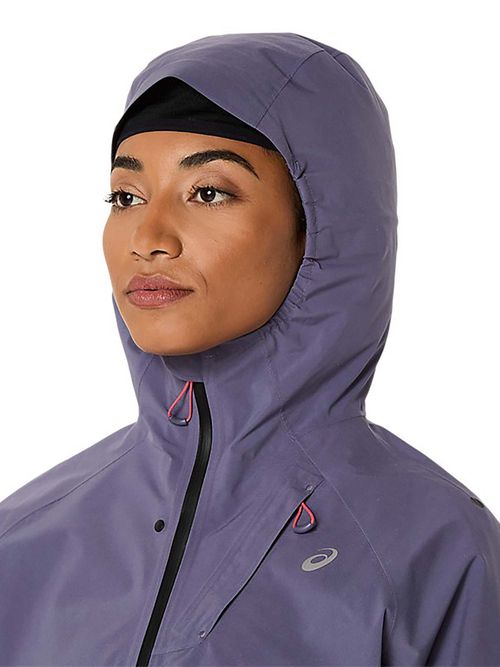 Buy ASICS Metarun Waterproof Jacket Purple Online - Main Image