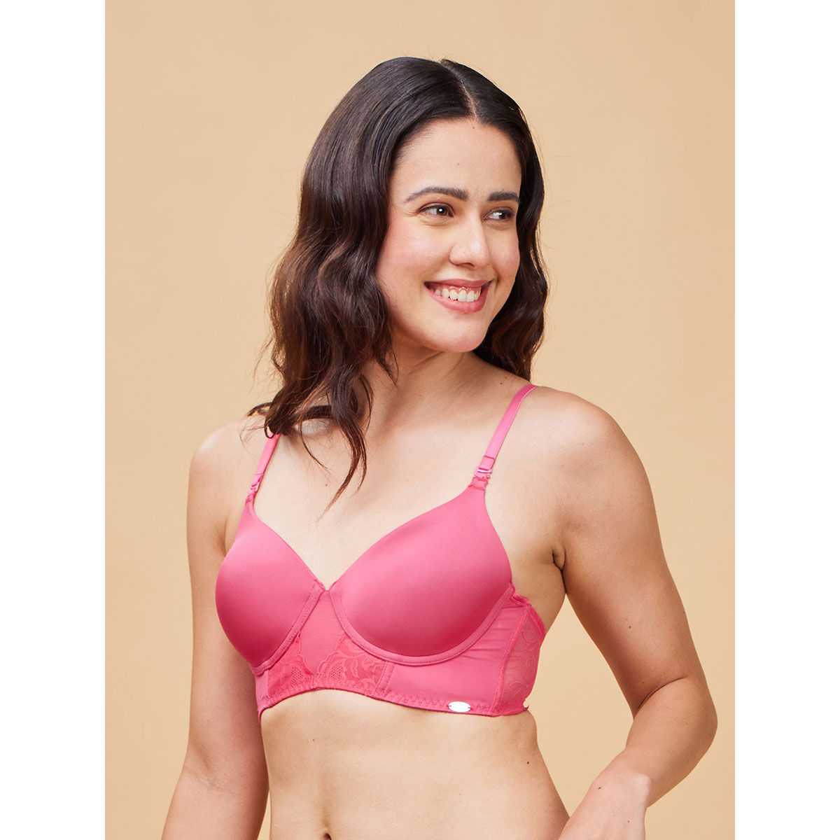 Enamor AB80 Cotton, Spandex Full Coverage T-Shirt Bra (36C, Black) in  Yamunanagar at best price by Perfect Look Brassiere - Justdial