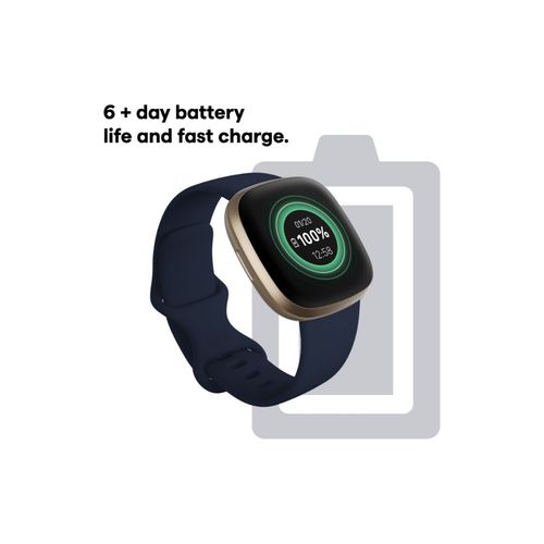 Fitbit versa 3 midnight soft gold clearance