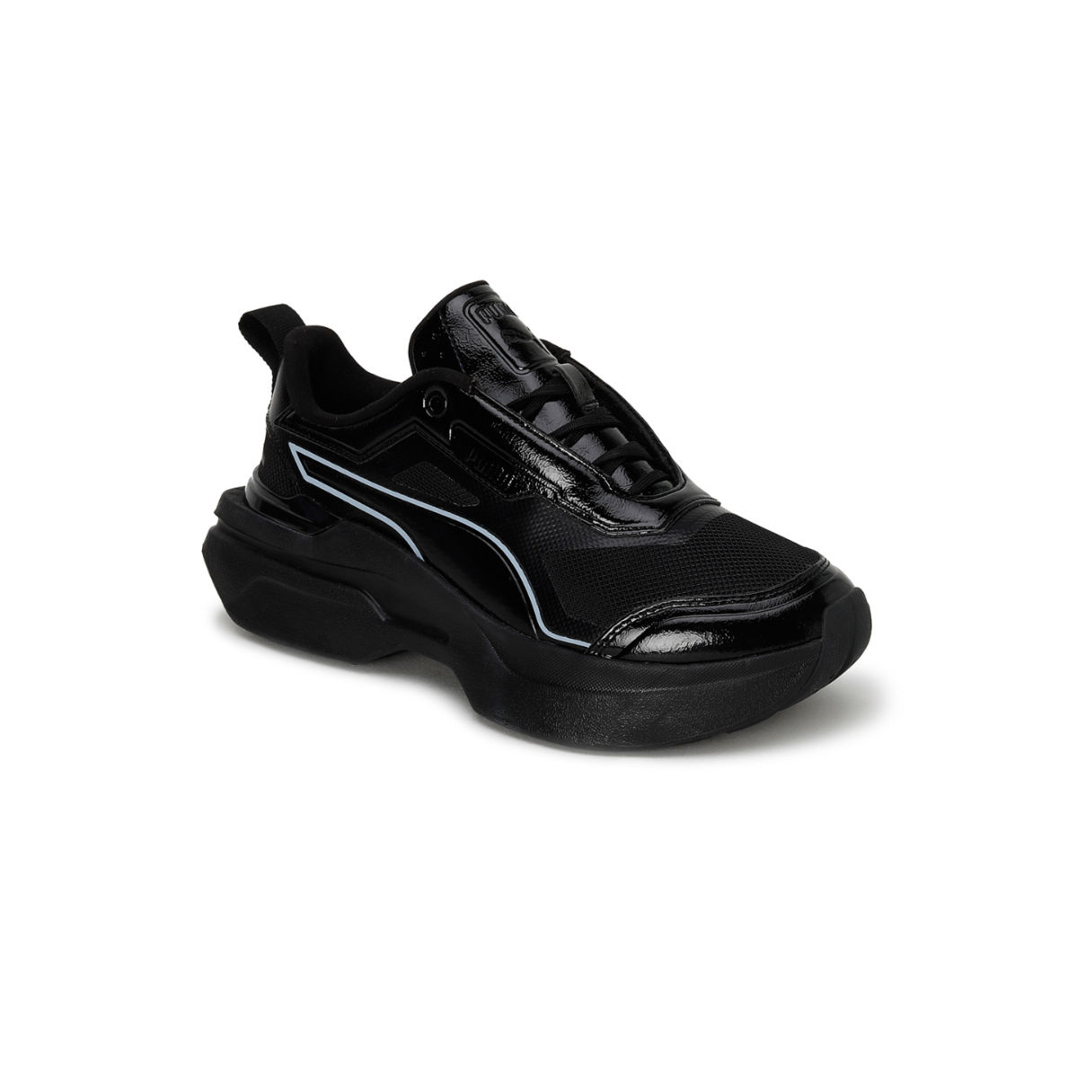 Buy Puma Kosmo Rider Digital Dark Womens Black Sneakers Online