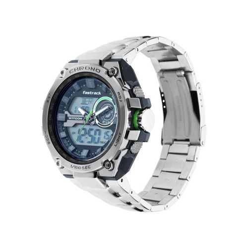 Buy Fastrack Watches NN38055PM01 Black Dial Analog Digital Watch