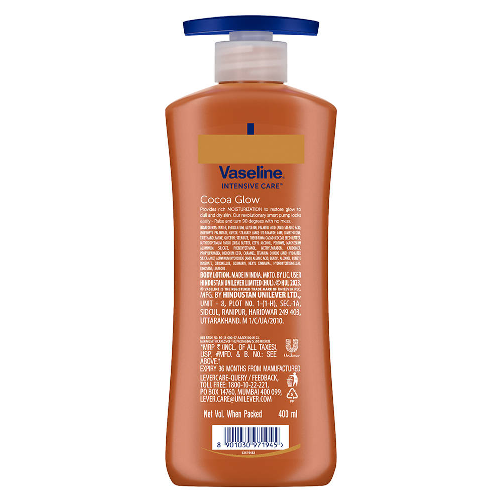 Buy Vaseline Cocoa Glow Serum In Lotion 600 Ml 100 Pure Cocoa 