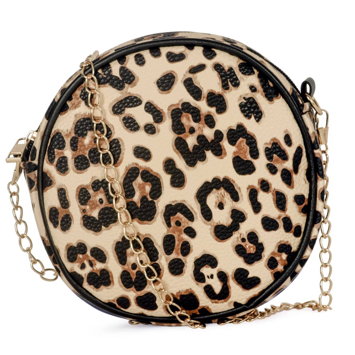 London Rag Beige Leopard Sling Bag