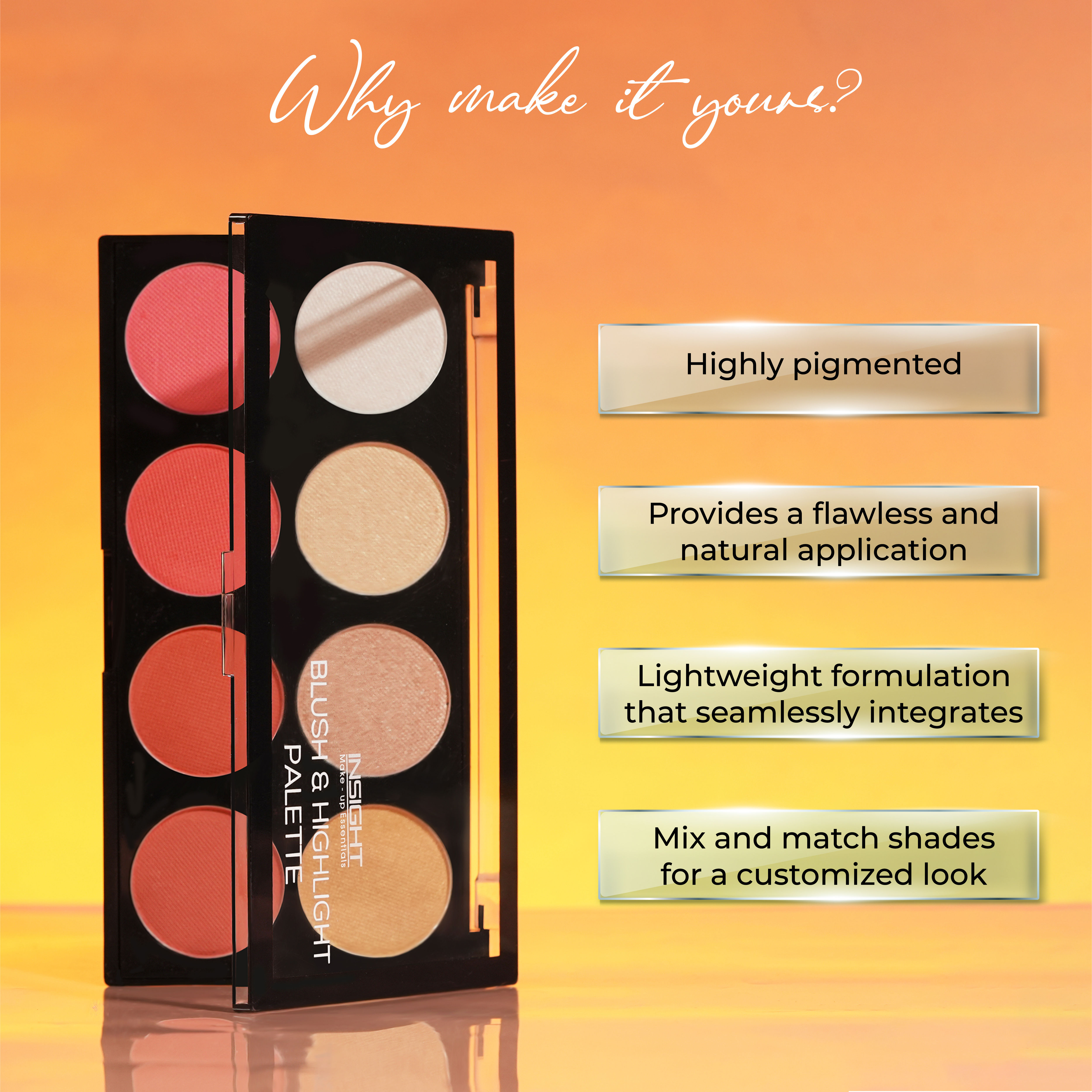 Insight Cosmetics Blush & Highlight Palette Buy Insight Cosmetics