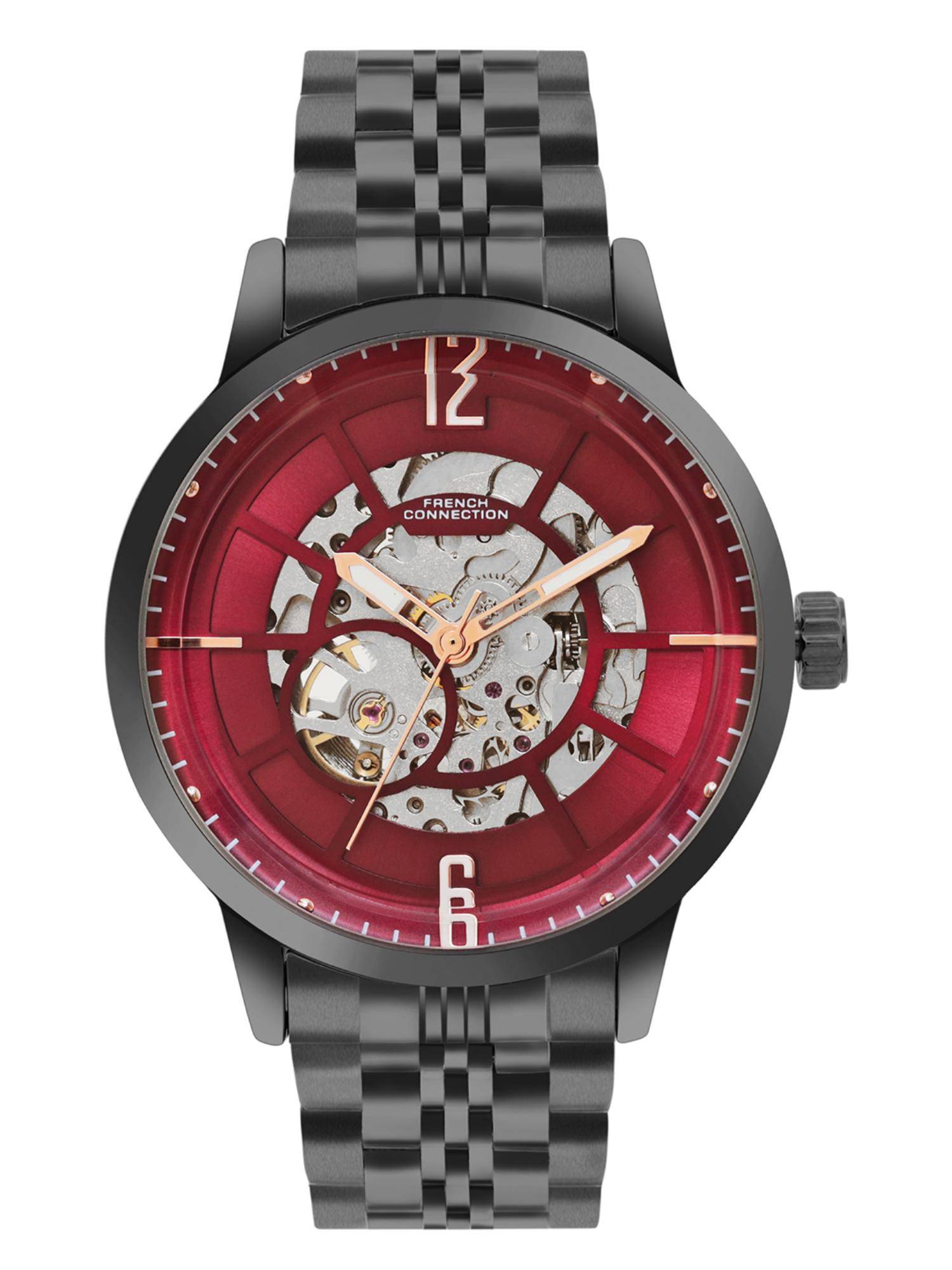 French Connection Red Alloys Round Watch FCA20BM (Medium)