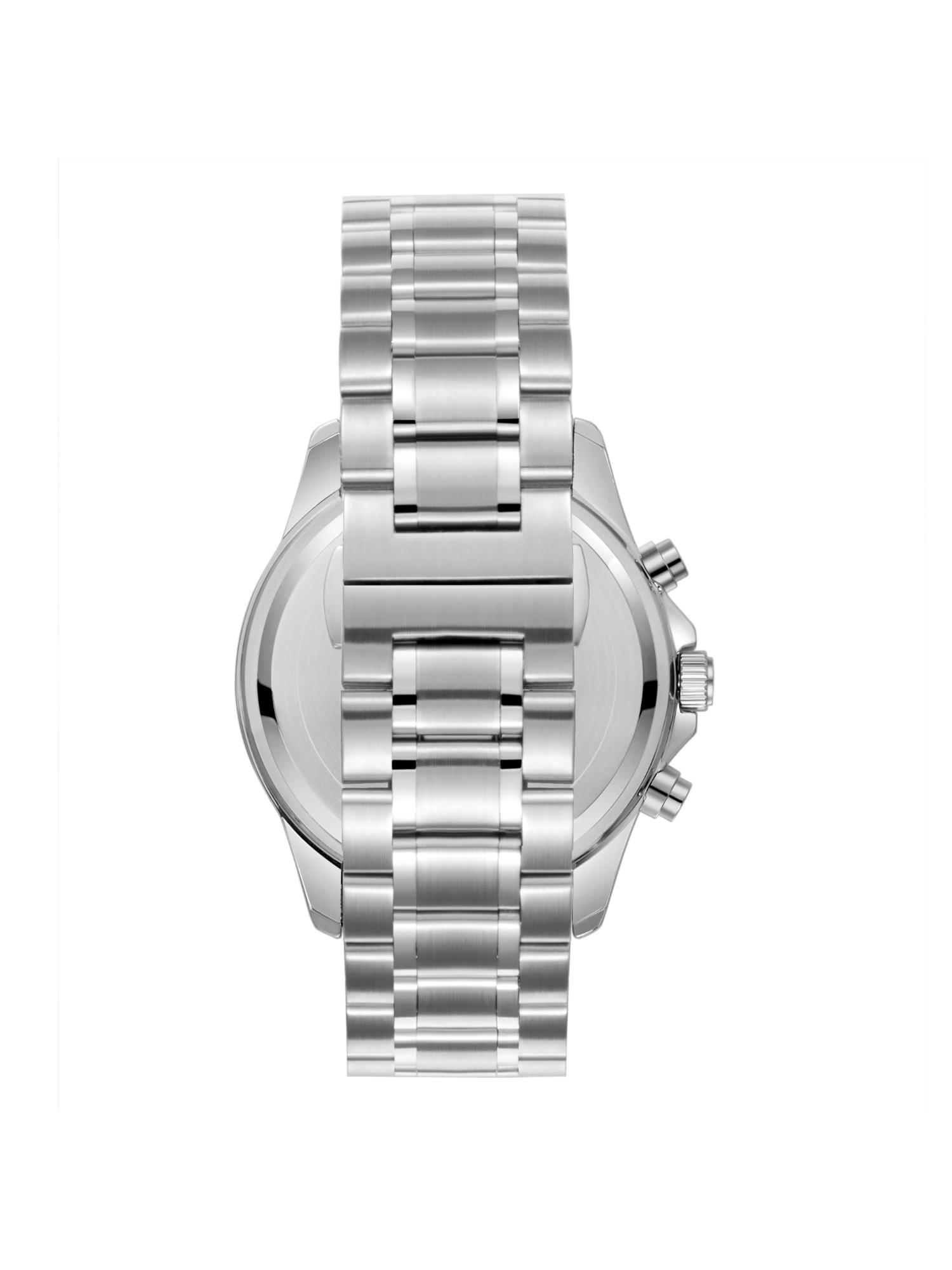 Buy Kenneth Scott Black Stainless Steel Round Watch K26106-SBSB