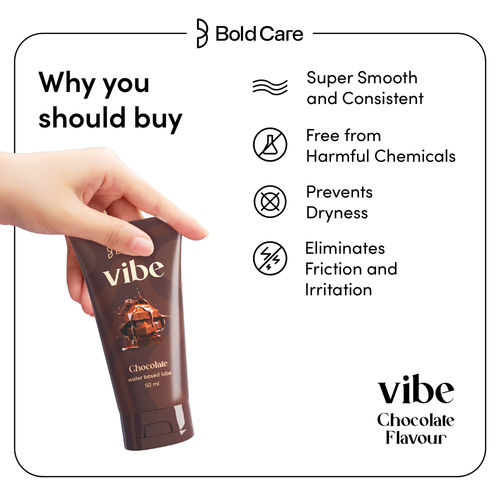 Buy Bold Care Vibe Intimate Lube & Massage Gel - Chocolate Online