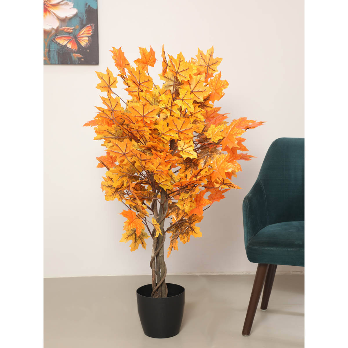 ARICK DECOR Artificial Maple Plants Tree with Pot For Interior Decor-Home Decor-Office Dcoror