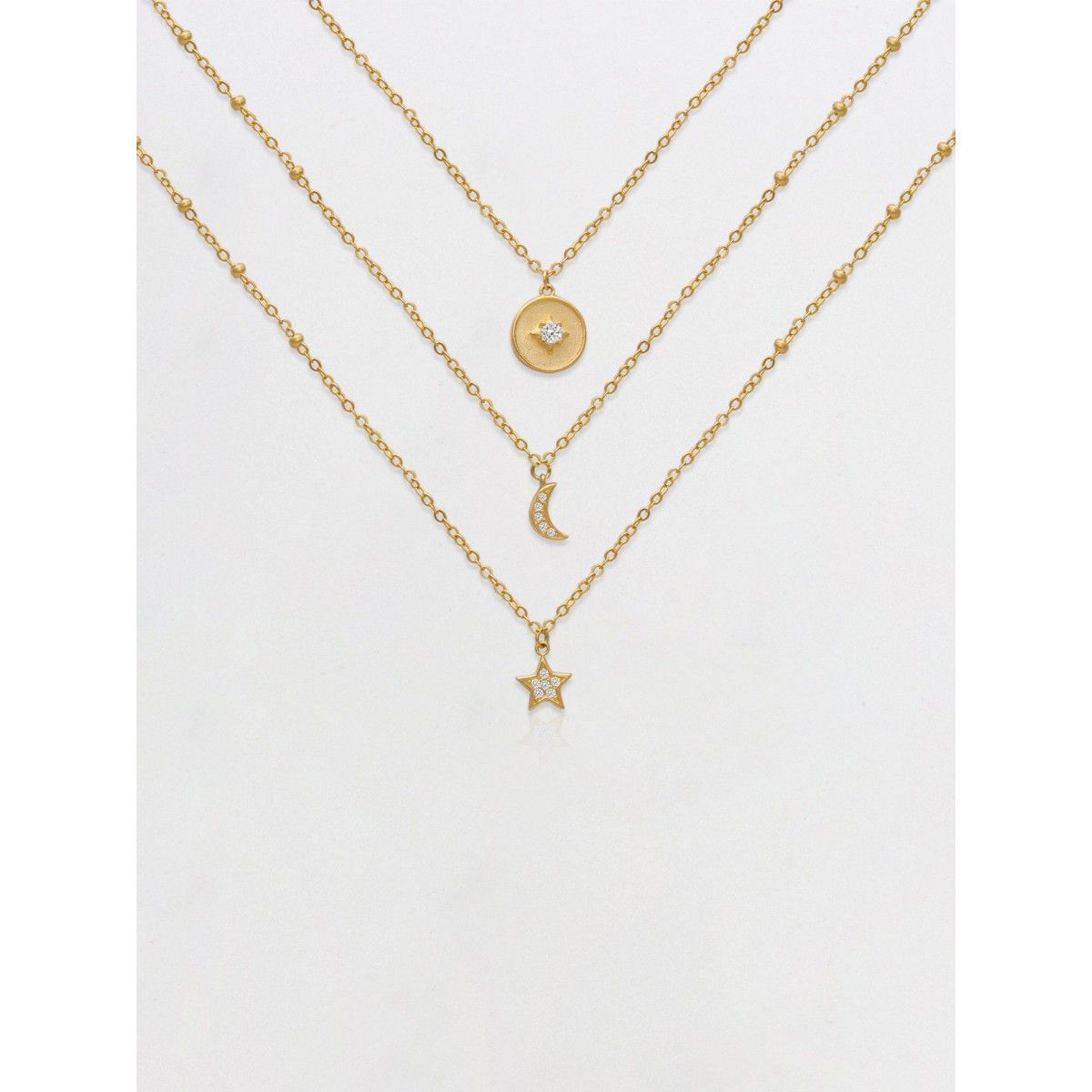 Giva Anushka Sharma Golden Good Luck Charm Pendant With Link Chain ...