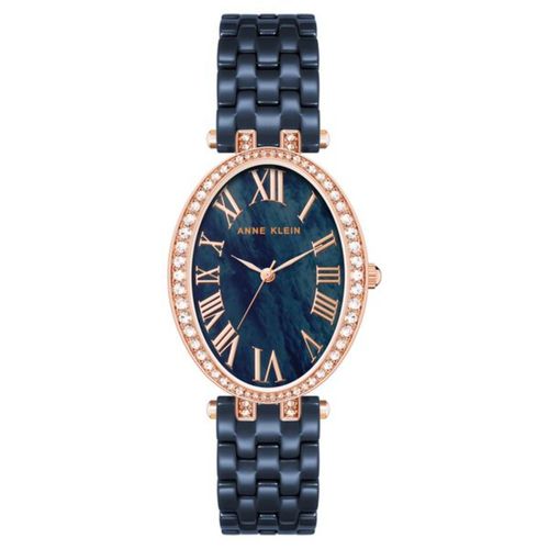 Anne Klein Women Navy Blue Dial Ceramic Navy Blue Strap Analog  Watch-AK3996RGNV
