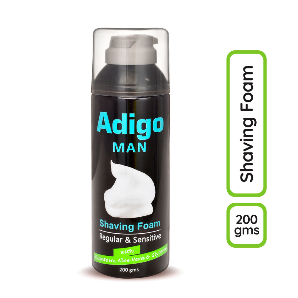 Adigo Man Shaving Foam with Allantoin Aloe Vera & Glycerin