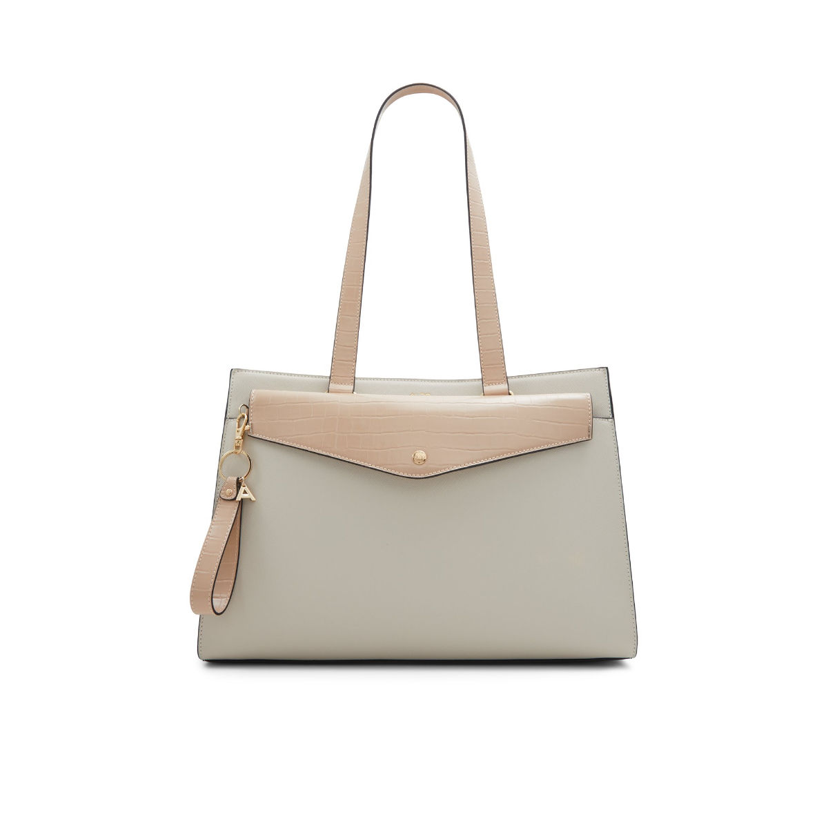 Aldo Beige Labeddlaen Women Tote Bag with Pouch