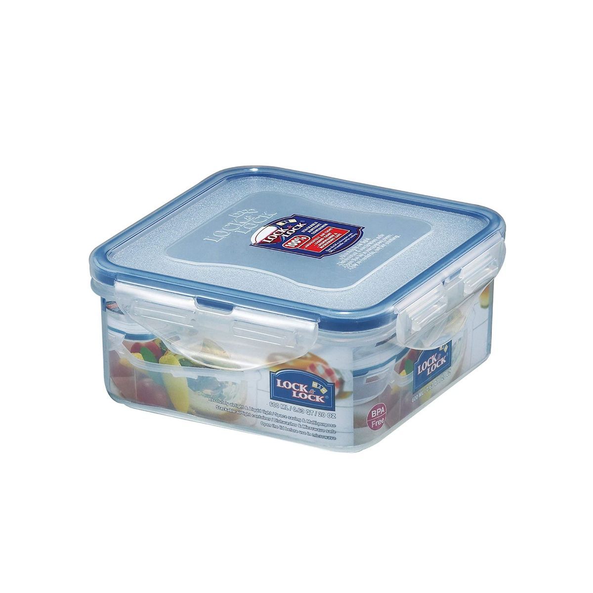 Buy Lock & Lock Classics Square Food Container, 600ml Online