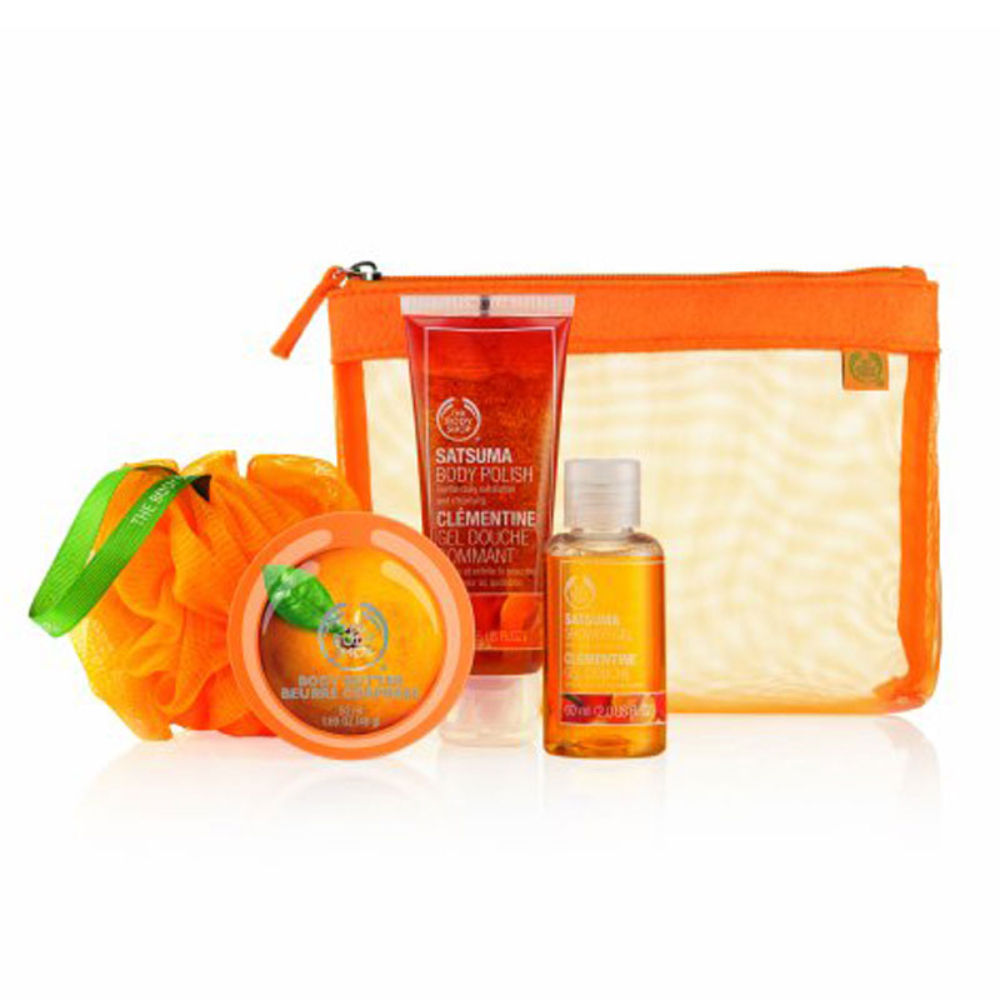 The Body Shop Satsuma Shower, Scrub & Moisture Set Buy The Body Shop