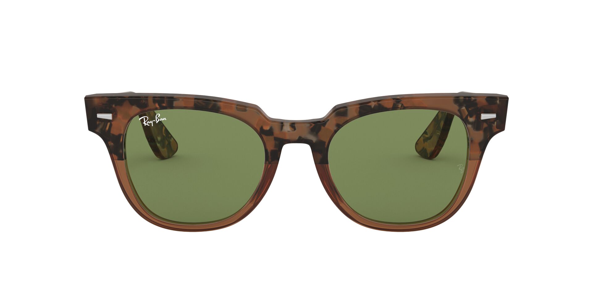 Ray Ban 0RB2168 Light Green Meteor Square Sunglasses 50 mm