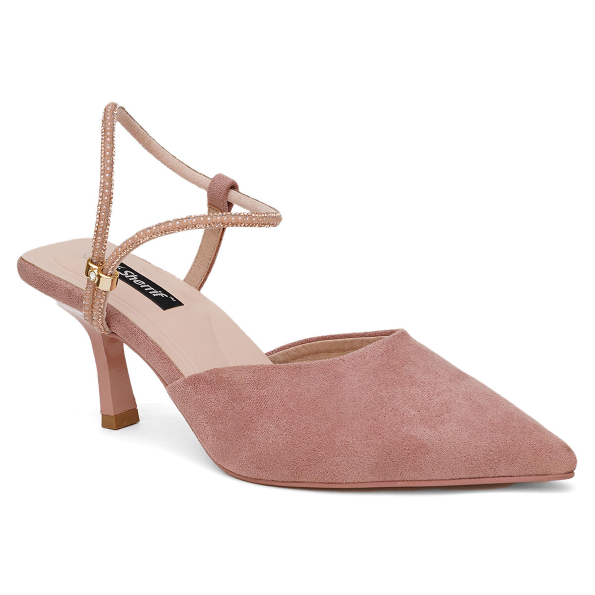 Nude color online sandals