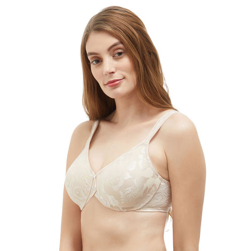 Buy Wacoal Awareness Non-Padded Wired Full Coverage Full Support Everyday  Comfort Bra - Beige online