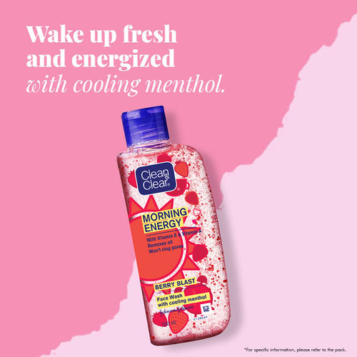 Clean & Clear Morning Energy Berry Blast Face Wash 100ml