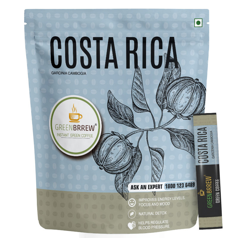 Greenbrrew Costa Rica Garcinia Cambogia Instant Green Coffee
